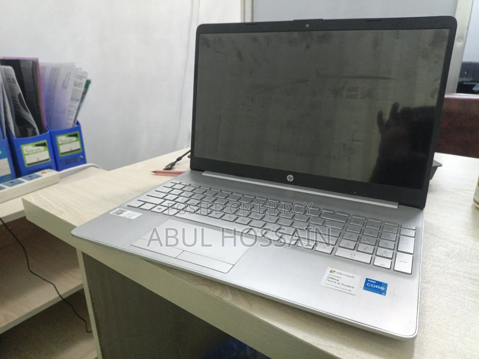 ল্যাপটপ HP 15S 4GB Intel Core i3 SSD 1T