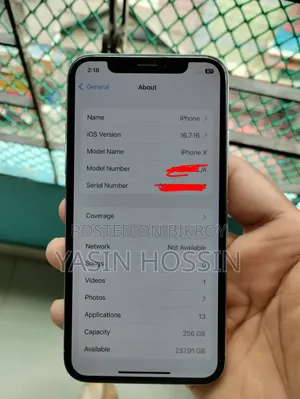 Apple iPhone X 256 GB White