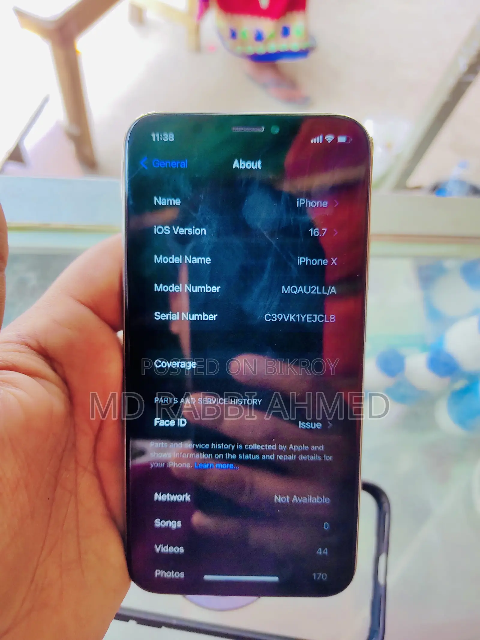 Apple iPhone X 256 GB White