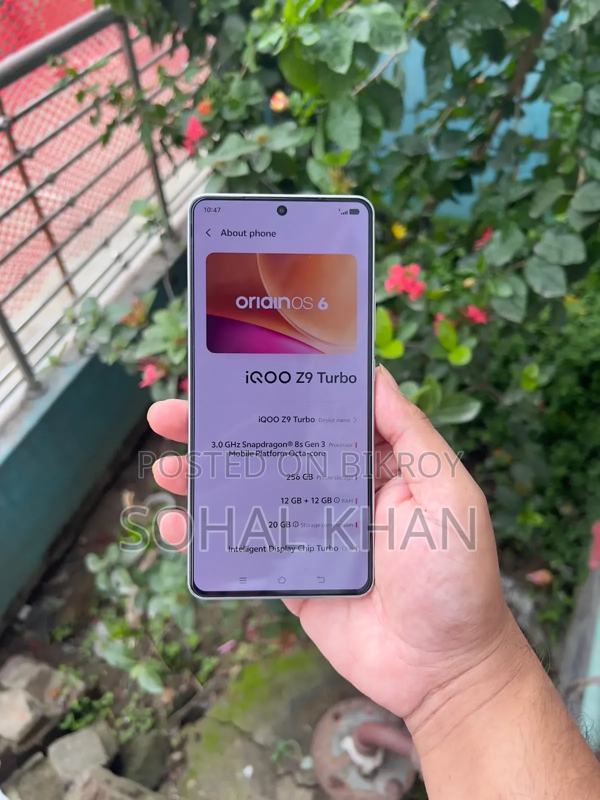 New iQOO Z9 256 GB White