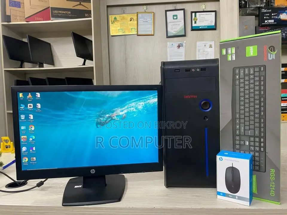 Desktop Computer Asus 8GB Intel Core i3 SSD 128GB