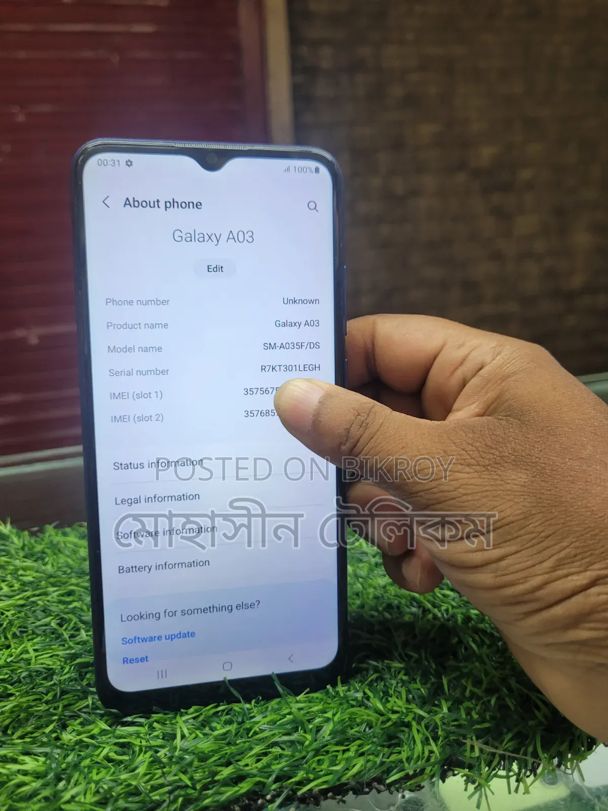 Samsung Galaxy A03 32 GB Black