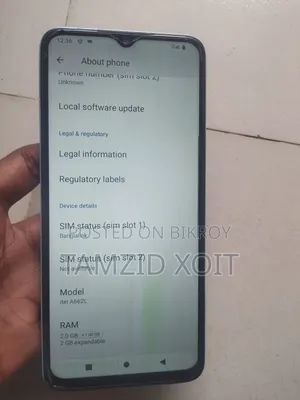 Itel A60 32 GB Blue