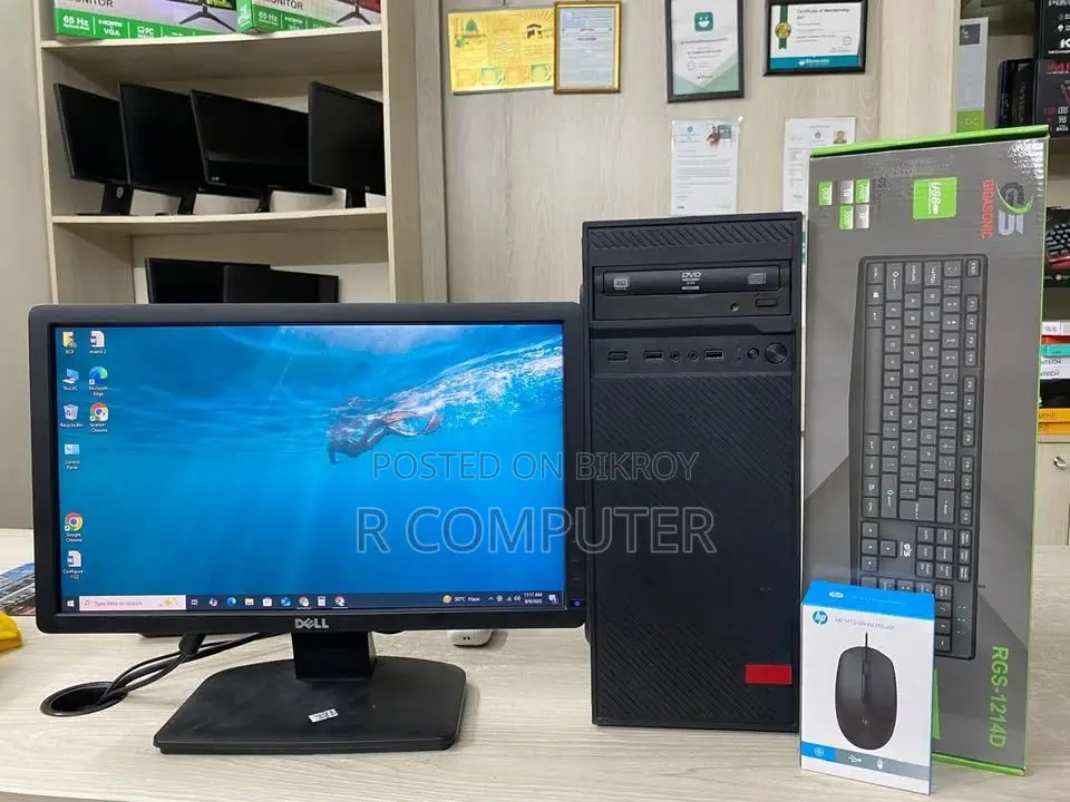 Desktop Computer Gigabyte 8GB Intel Core i3 SSD 128GB
