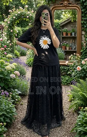 Tshirt And Skirt Set New Update Collection