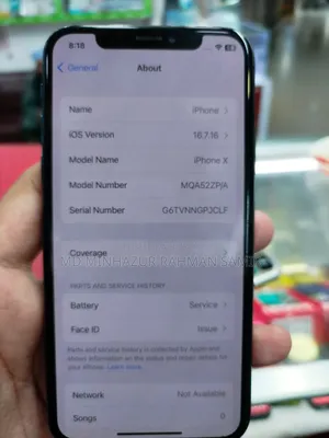 Apple iPhone X 64 GB Black