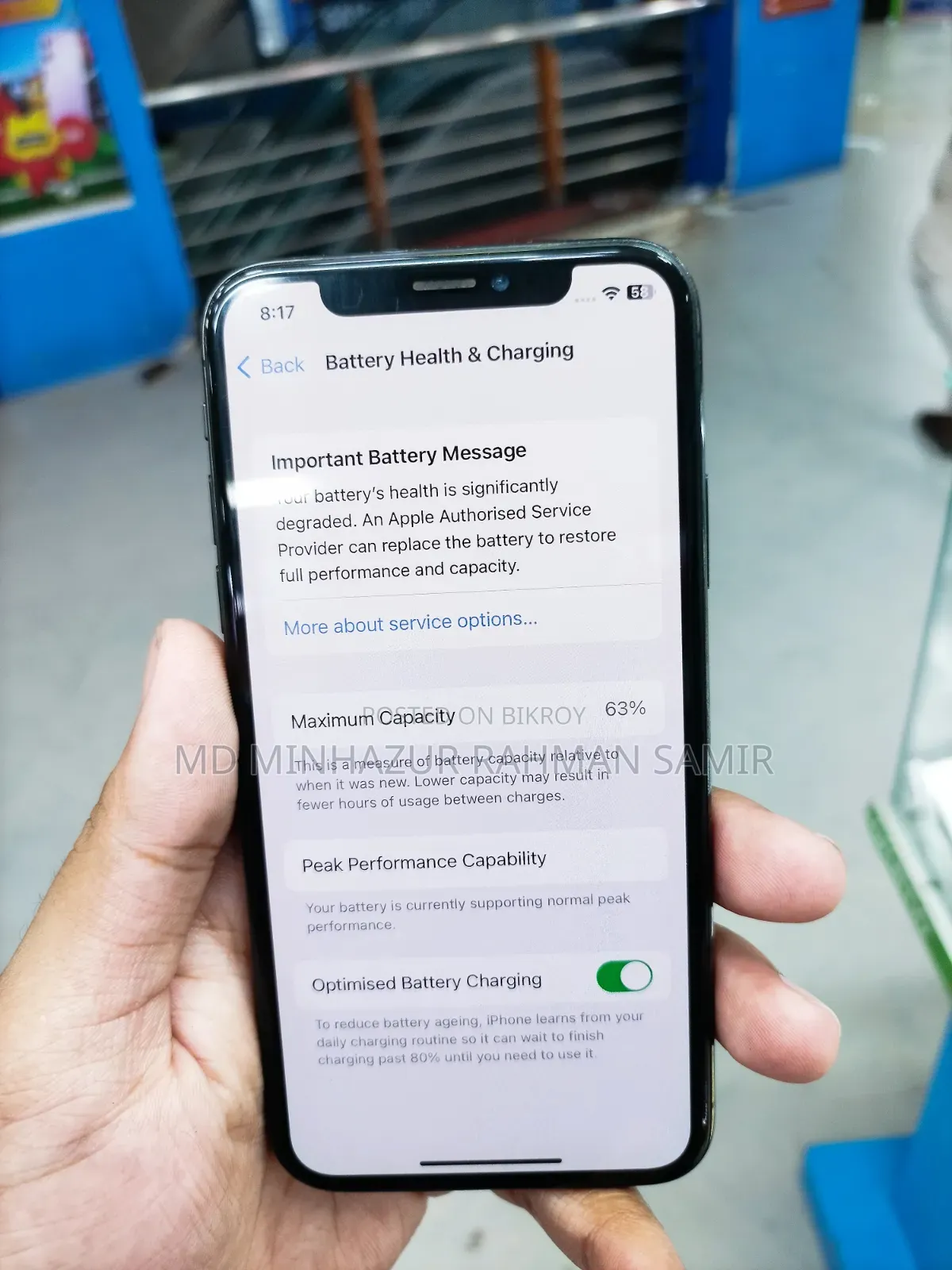 Apple iPhone X 64 GB Black