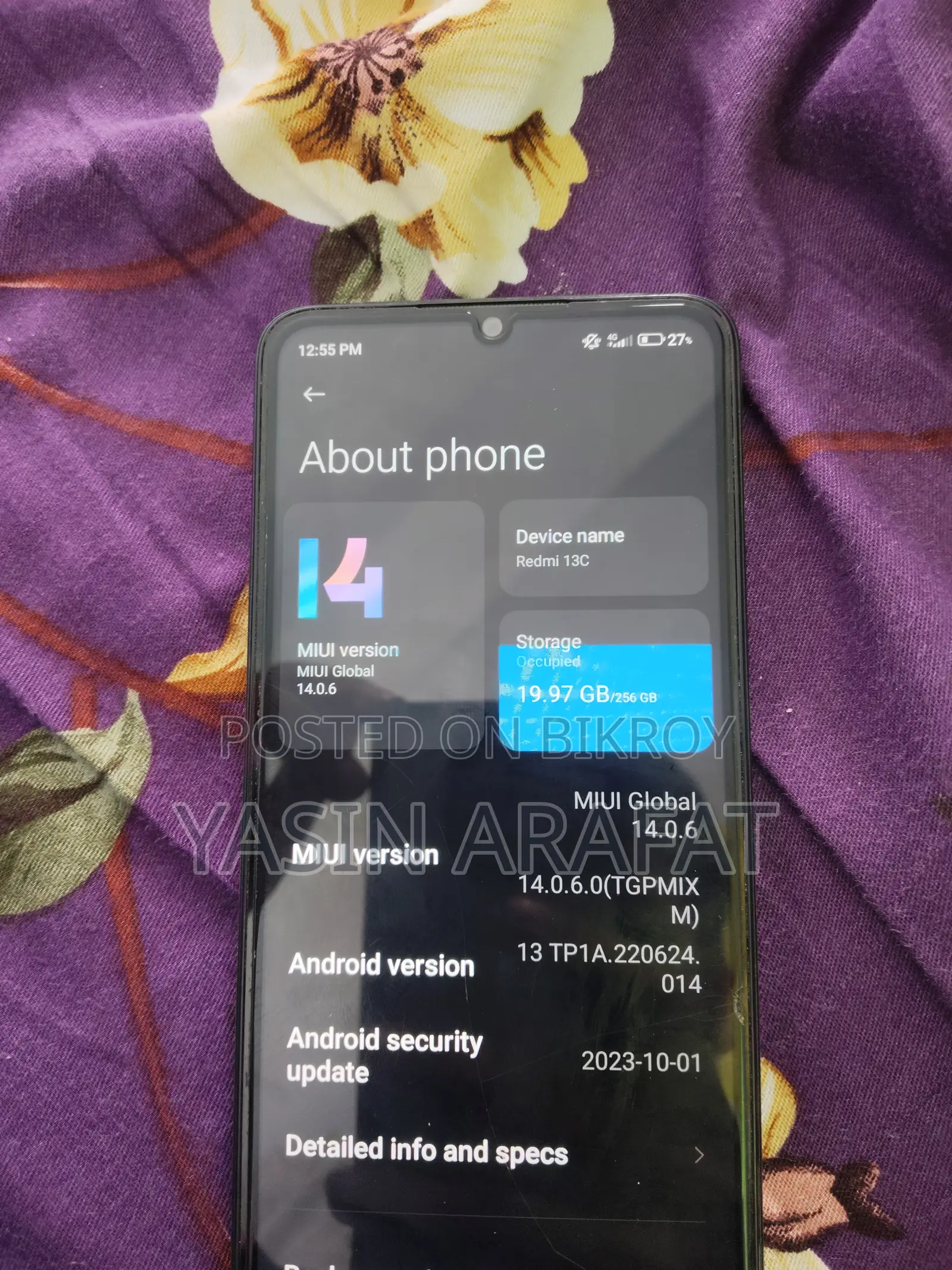 New Xiaomi Redmi 13C 256 GB Black