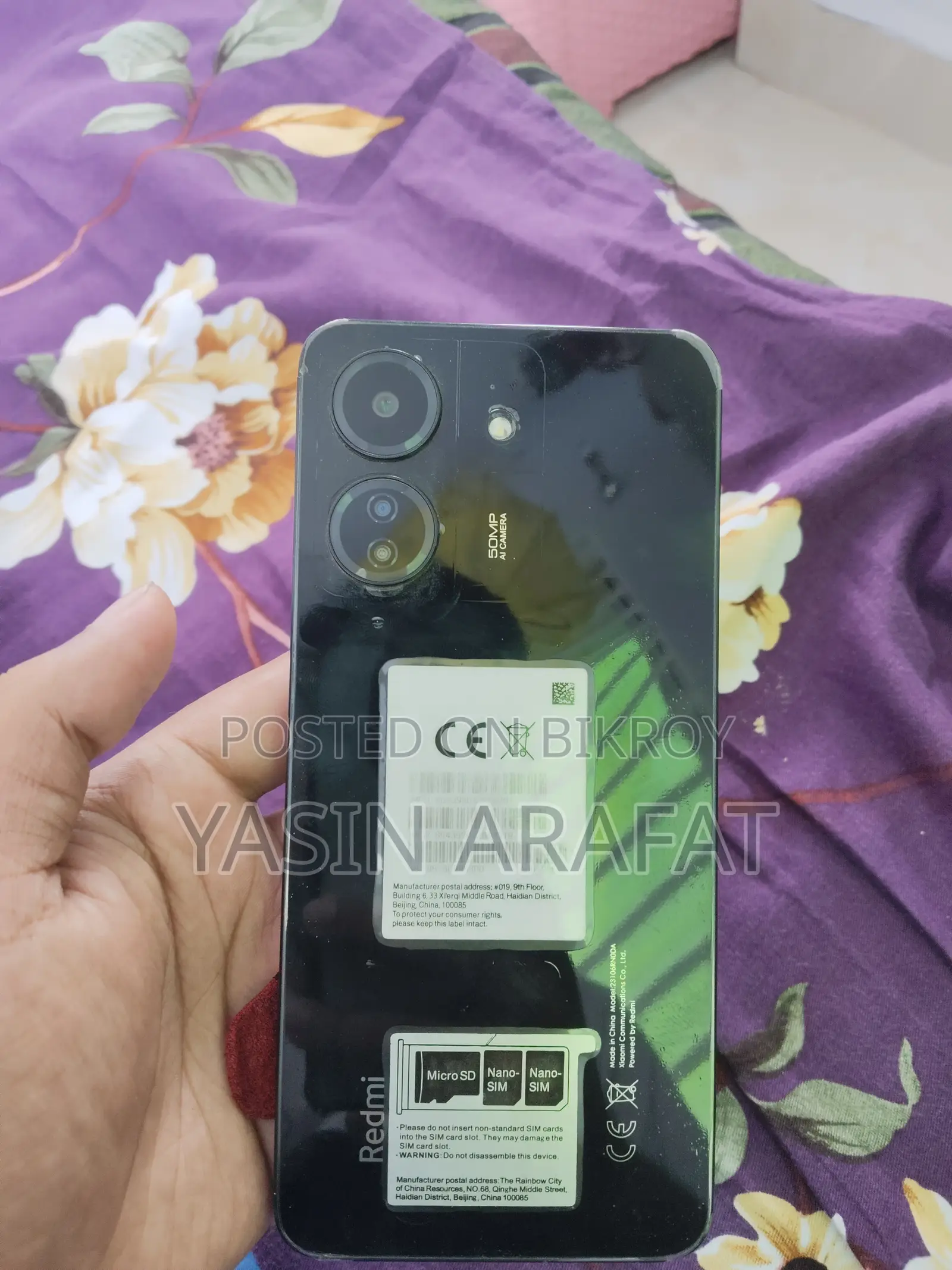 New Xiaomi Redmi 13C 256 GB Black