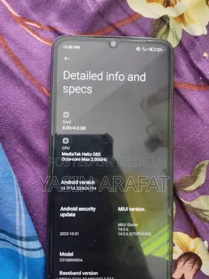New Xiaomi Redmi 13C 256 GB Black