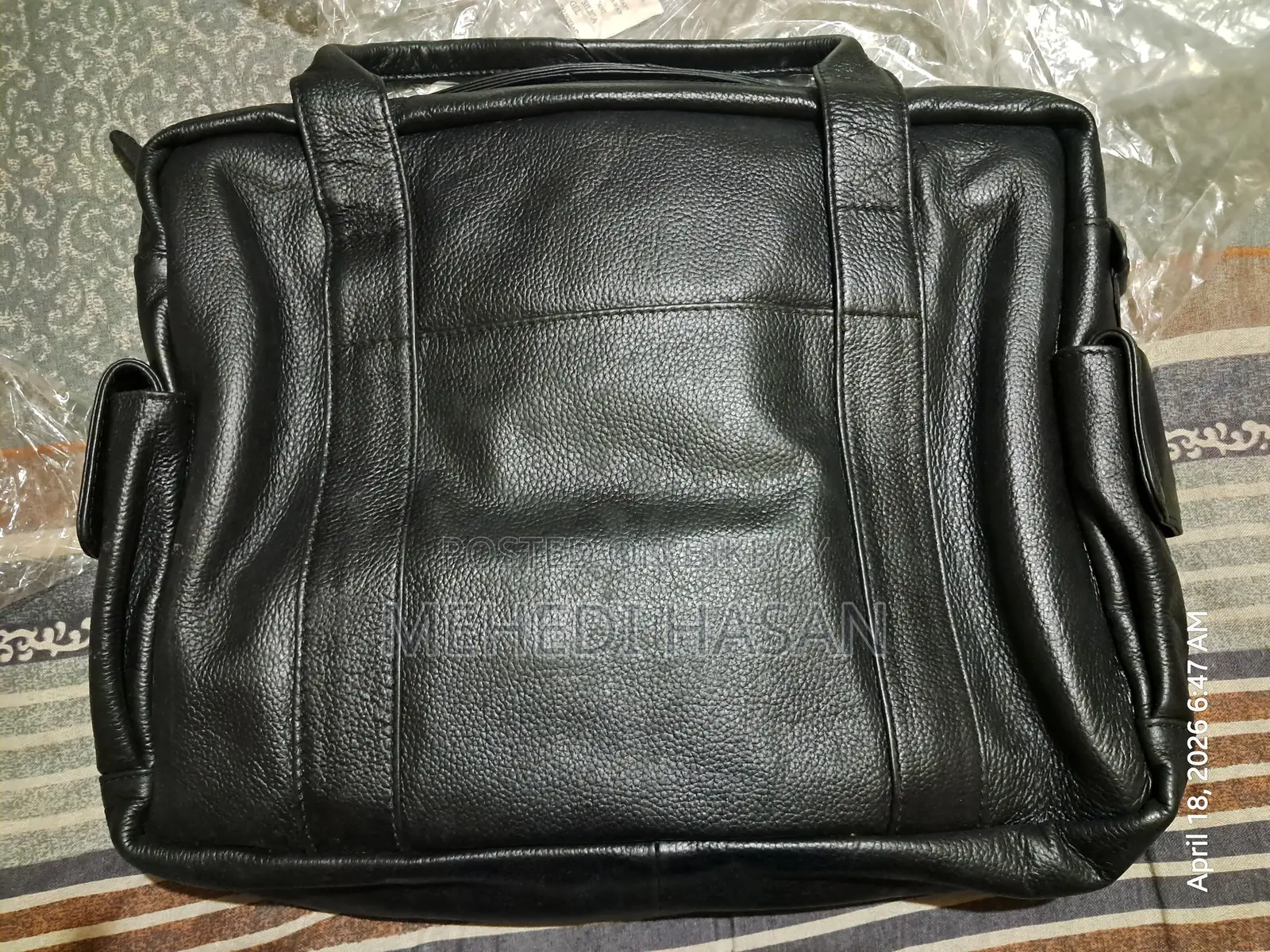 Gents Leather Bag (Genuine Cow Leather)