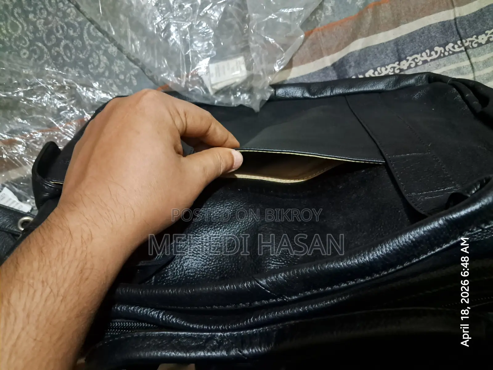 Gents Leather Bag (Genuine Cow Leather)