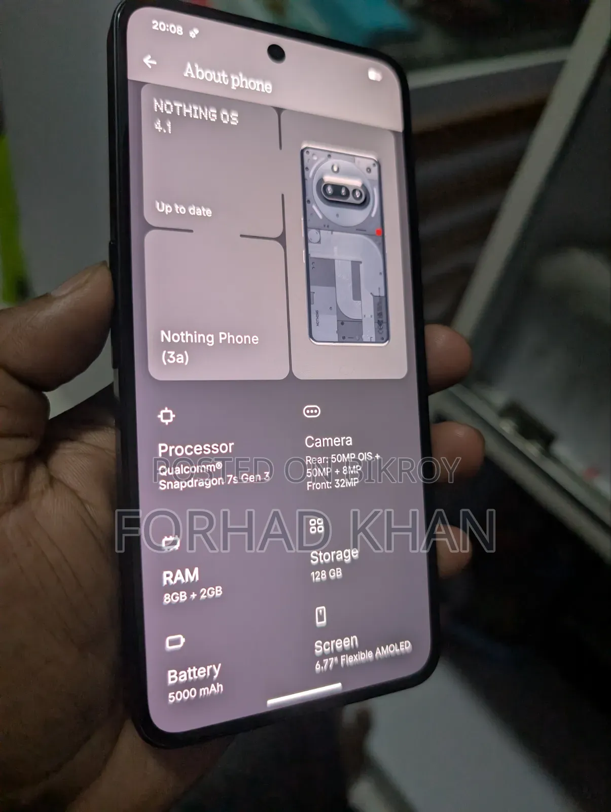 Nothing Phone 3a 128 GB Black