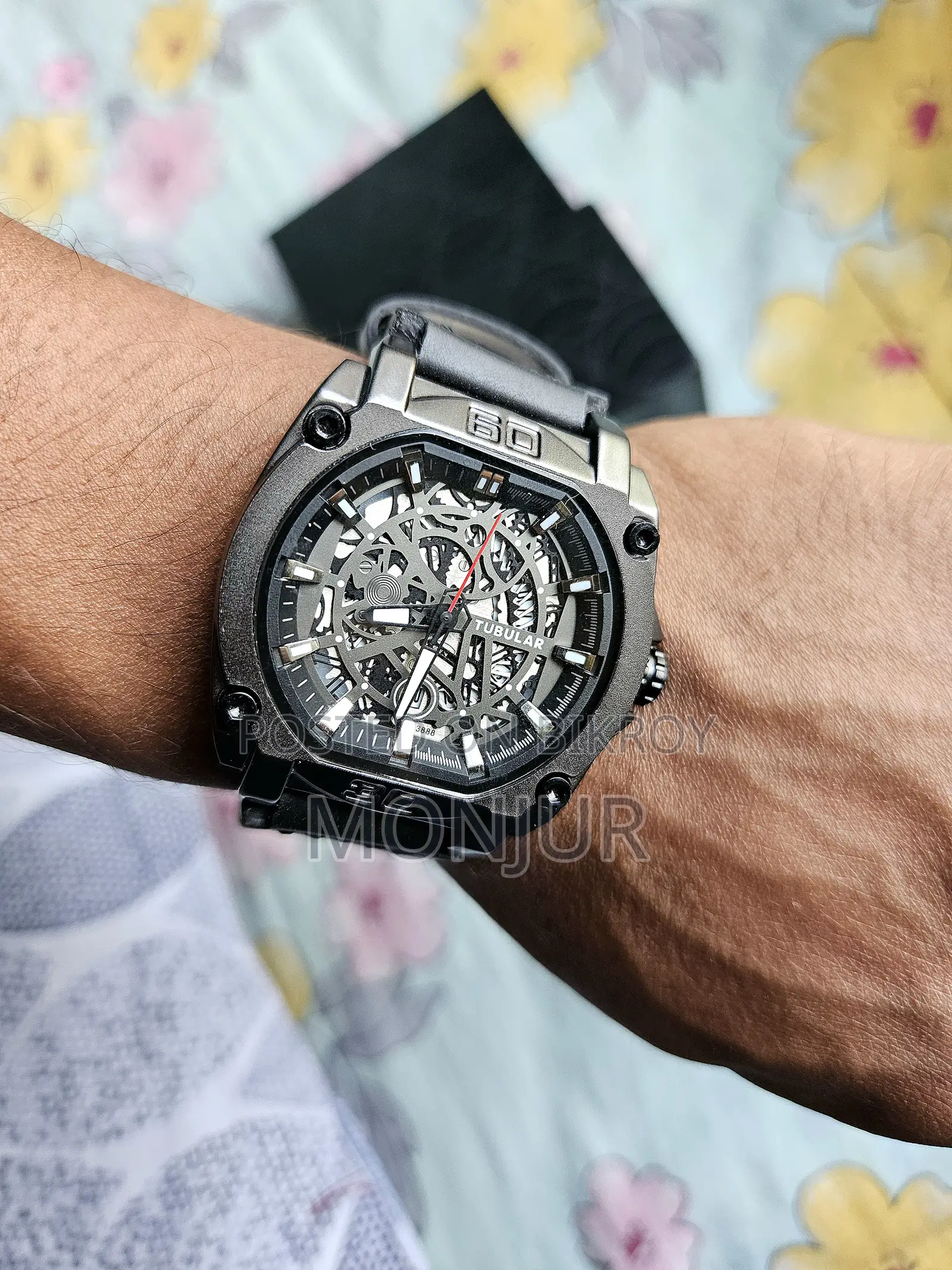 Tubular Men's Skeleton Watch