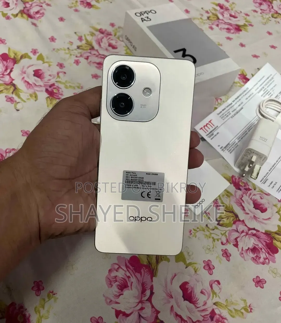 Oppo A3 256 GB White