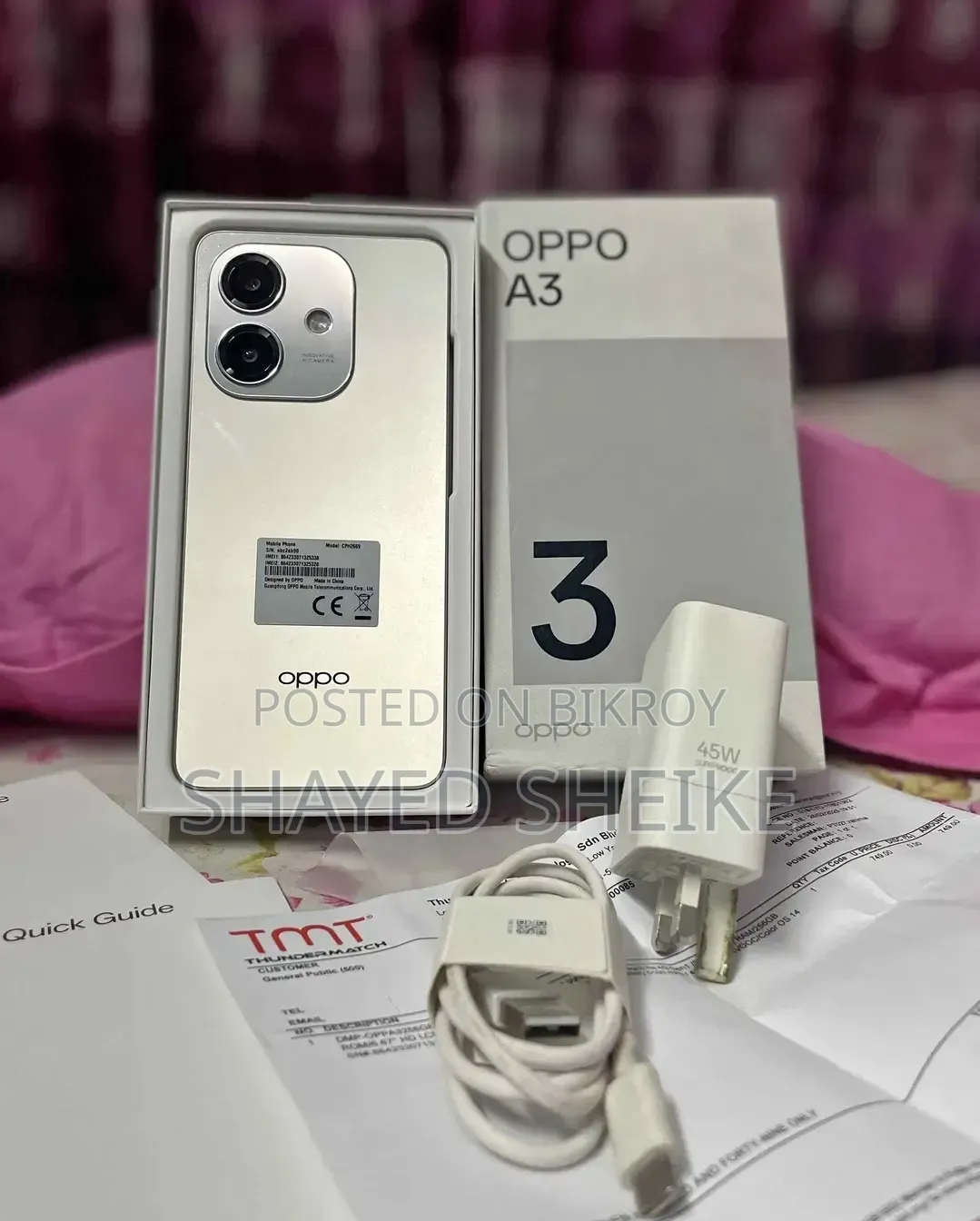 Oppo A3 256 GB White