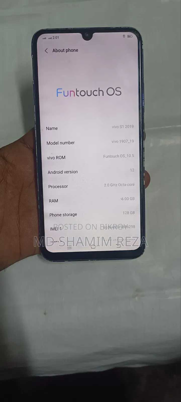 Vivo S1 128 GB Blue