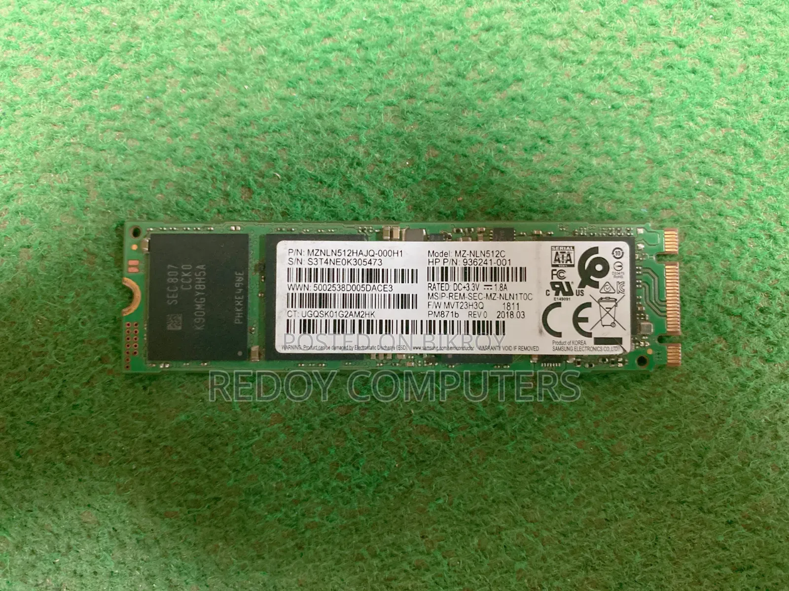 Samsung 512GB M.2 SSD