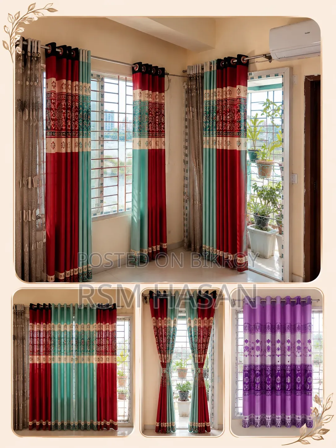 Premium Curtain Sale | Beautiful & Premium Quality Curtain Set |