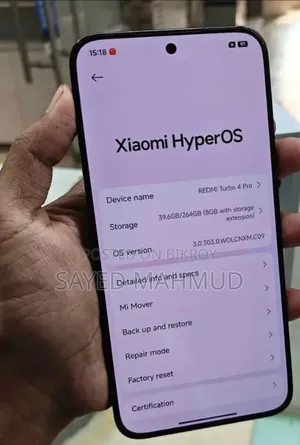 Xiaomi Redmi Turbo 4 Pro 512 GB Black