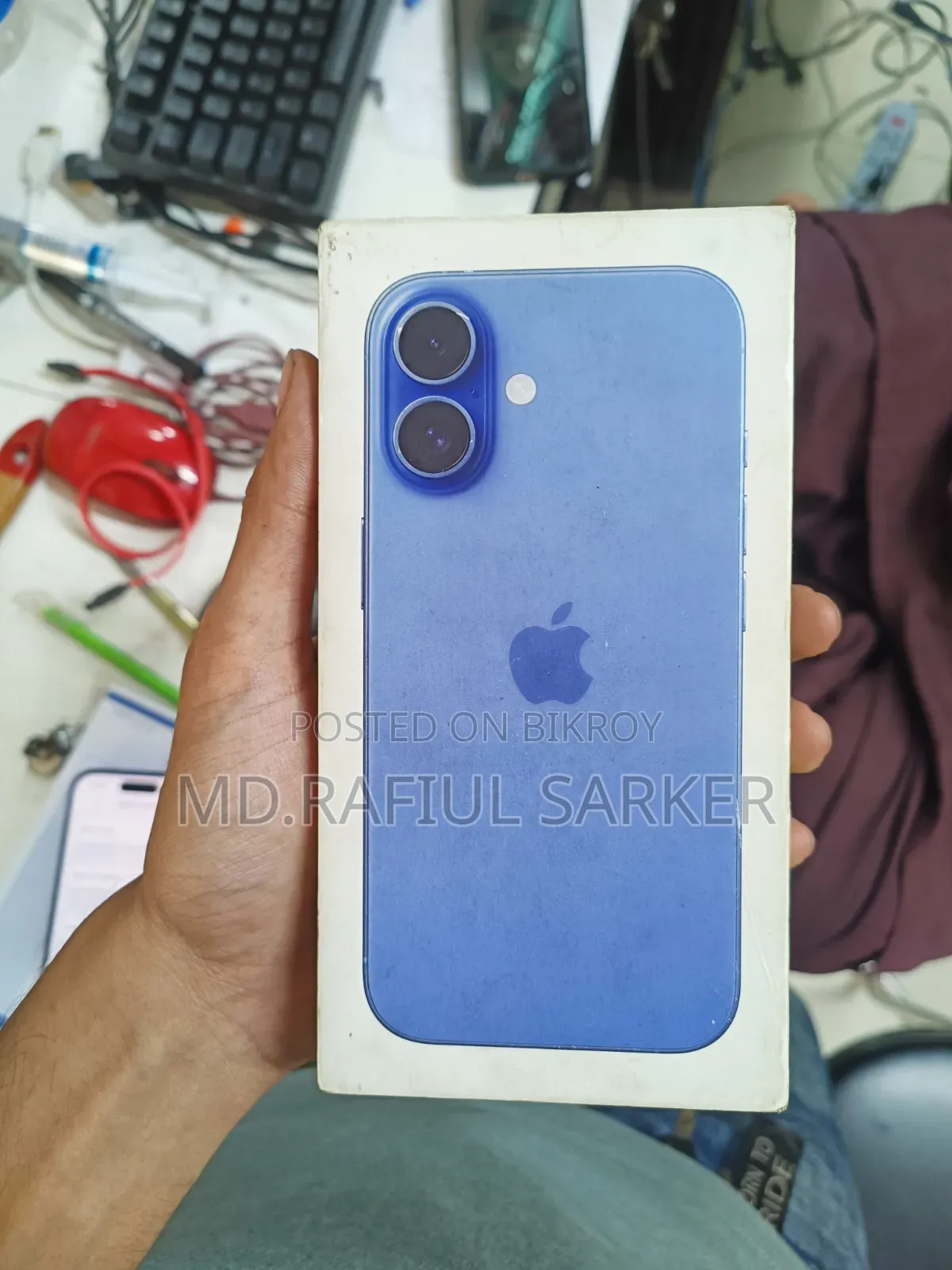 অ্যাপল আইফোন ১৬ ১২৮ জিবি ব্লু