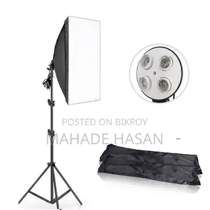 Softbox With Four Light Holder And Stand