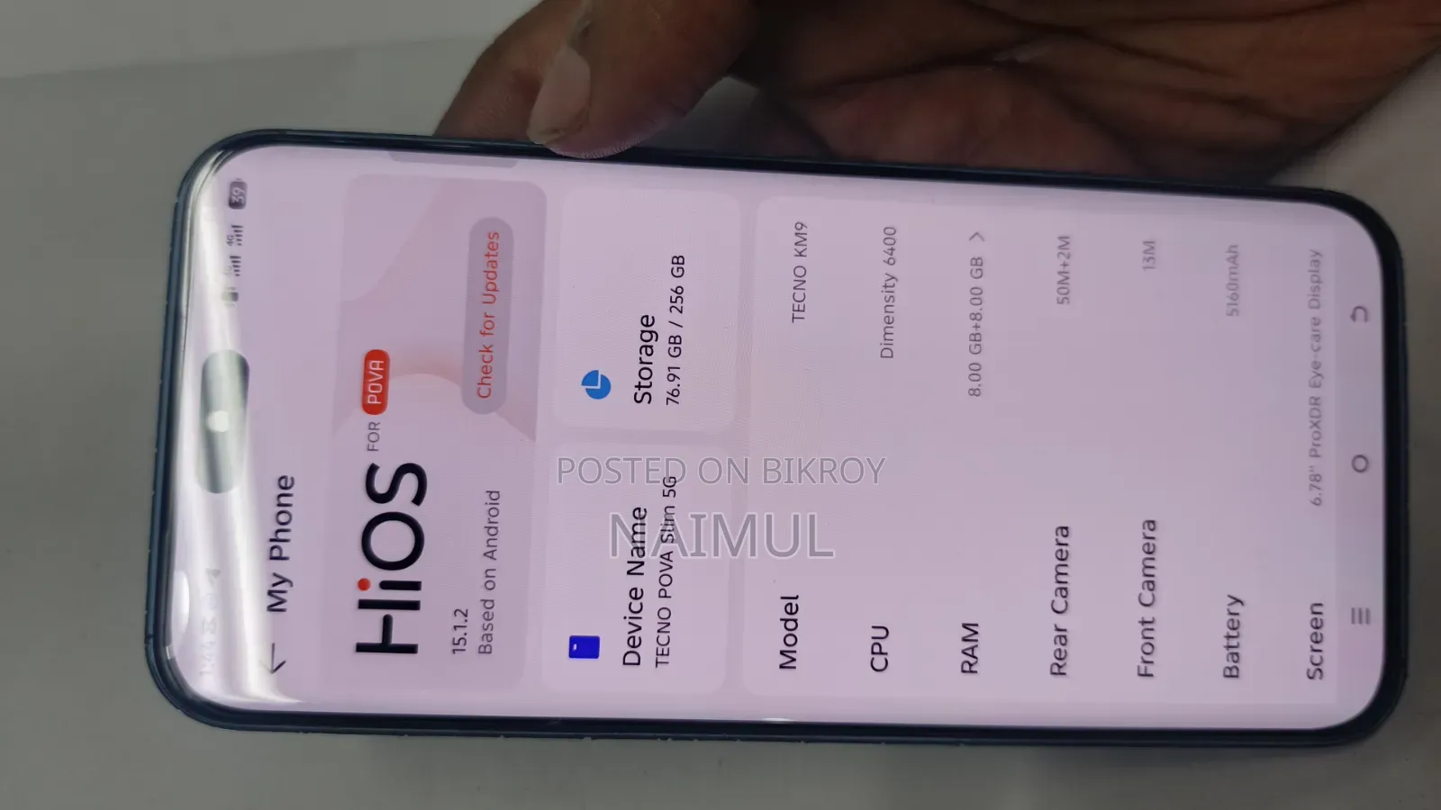 Tecno Pova 128 GB Blue