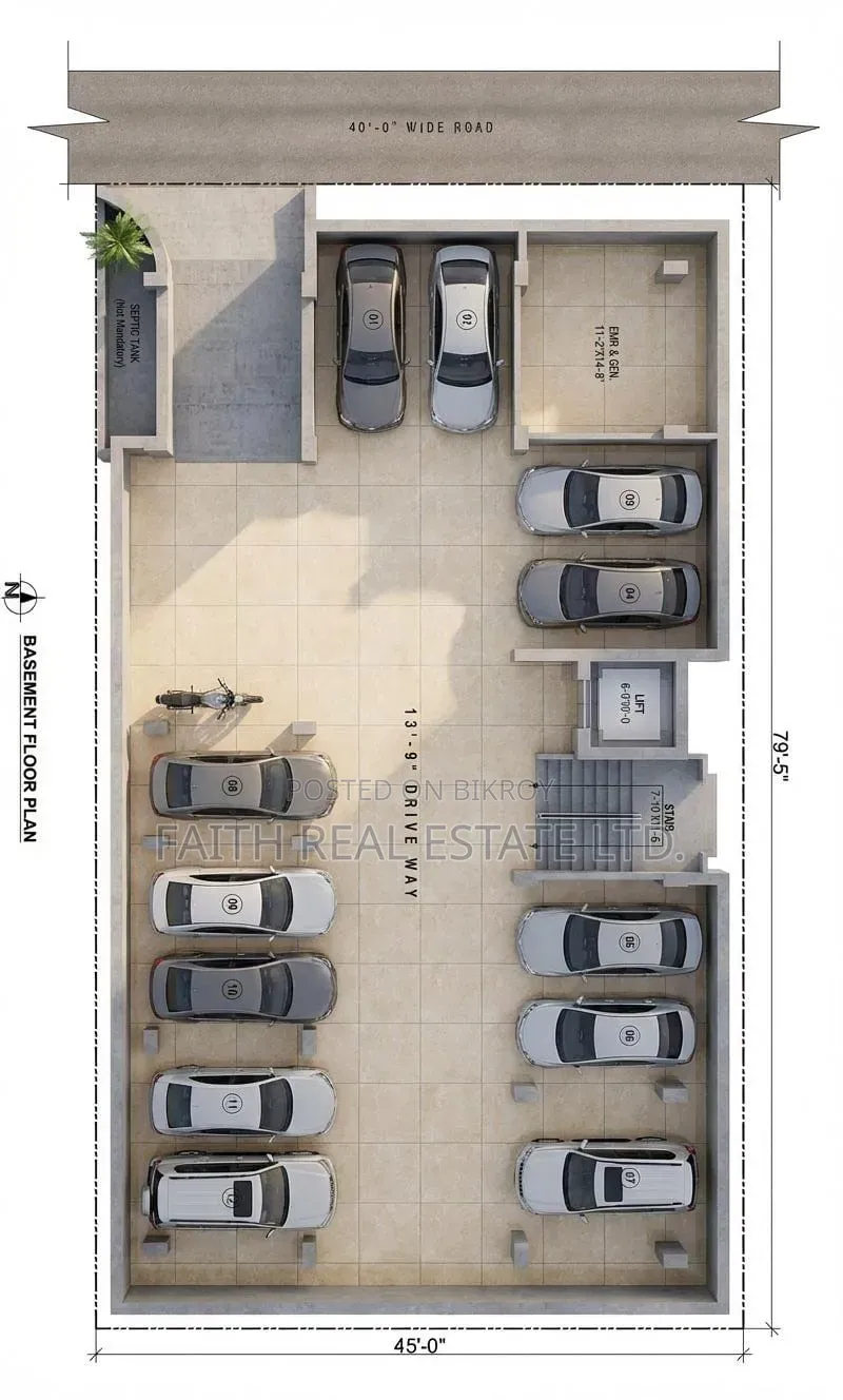 3-bedroom Apartment in Dhaka, Mirpur for sale