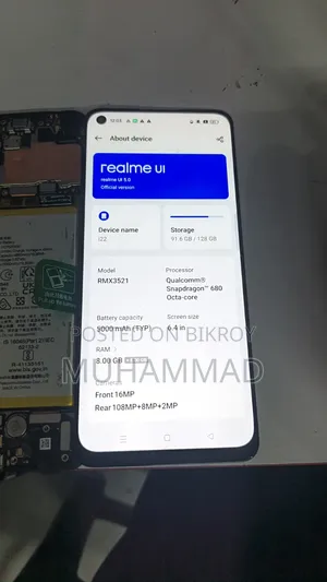 Realme 9 128 GB Yellow