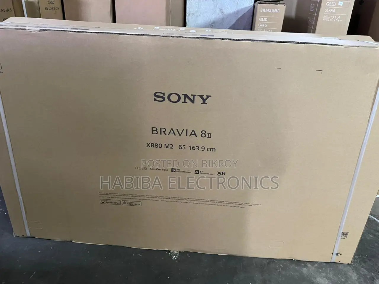Sony Bravia 8 K-65xr80m2 65" Qd Oled 4k Smart Google Tv