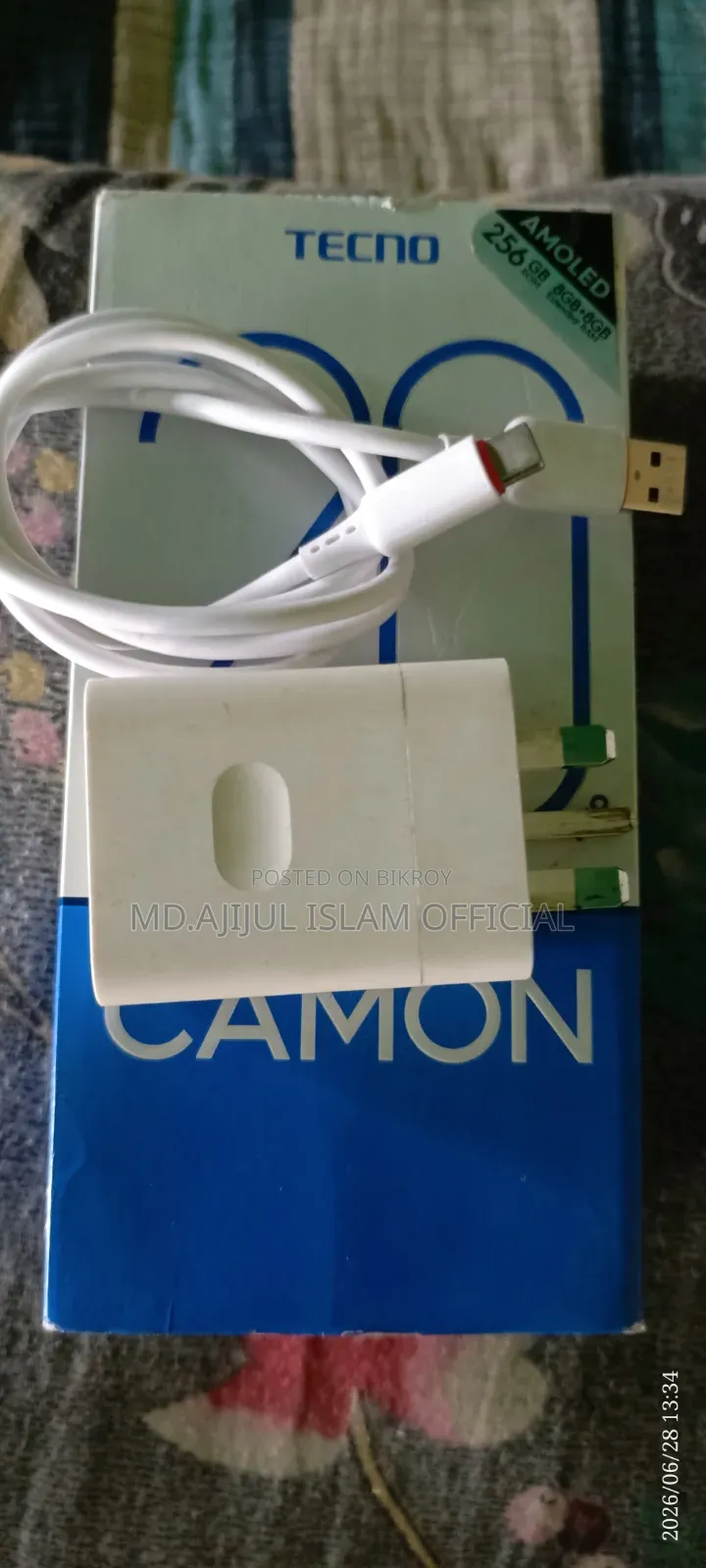 Tecno Camon 20 Pro 256 GB Black
