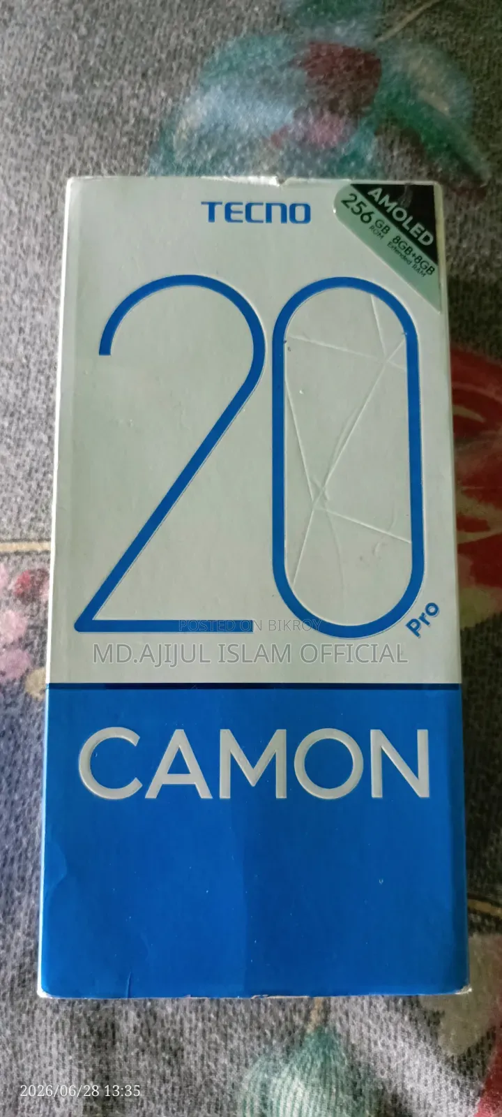 Tecno Camon 20 Pro 256 GB Black