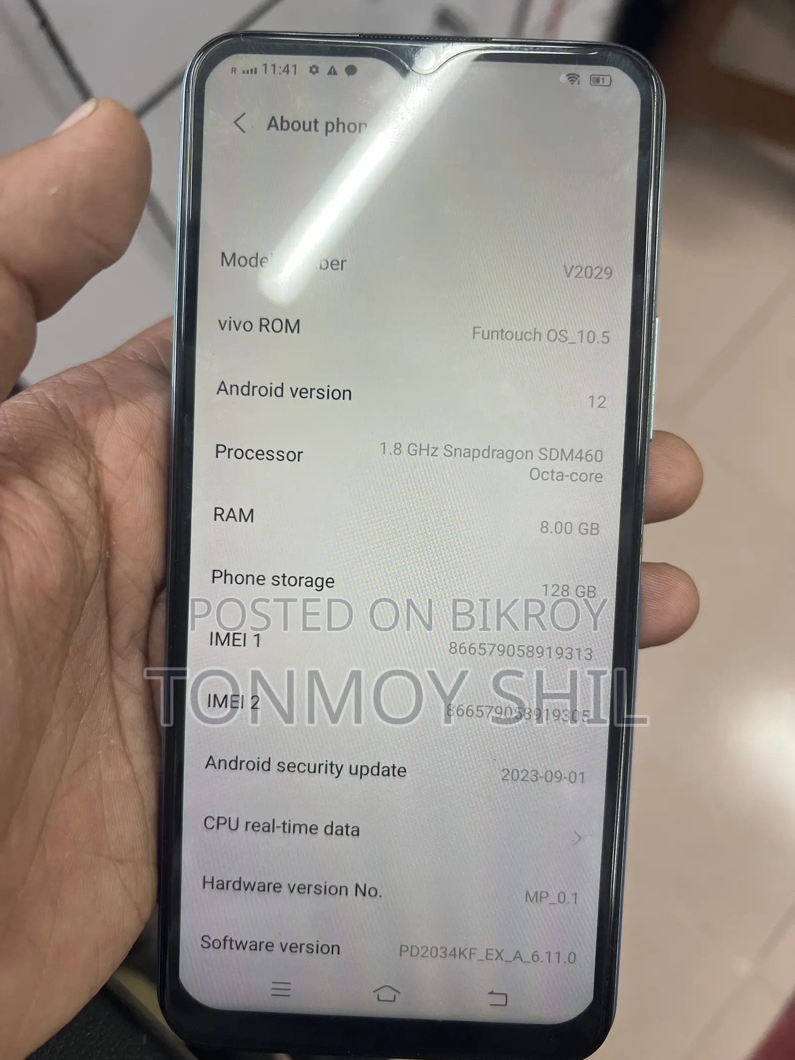 Vivo Y20 64 GB Blue