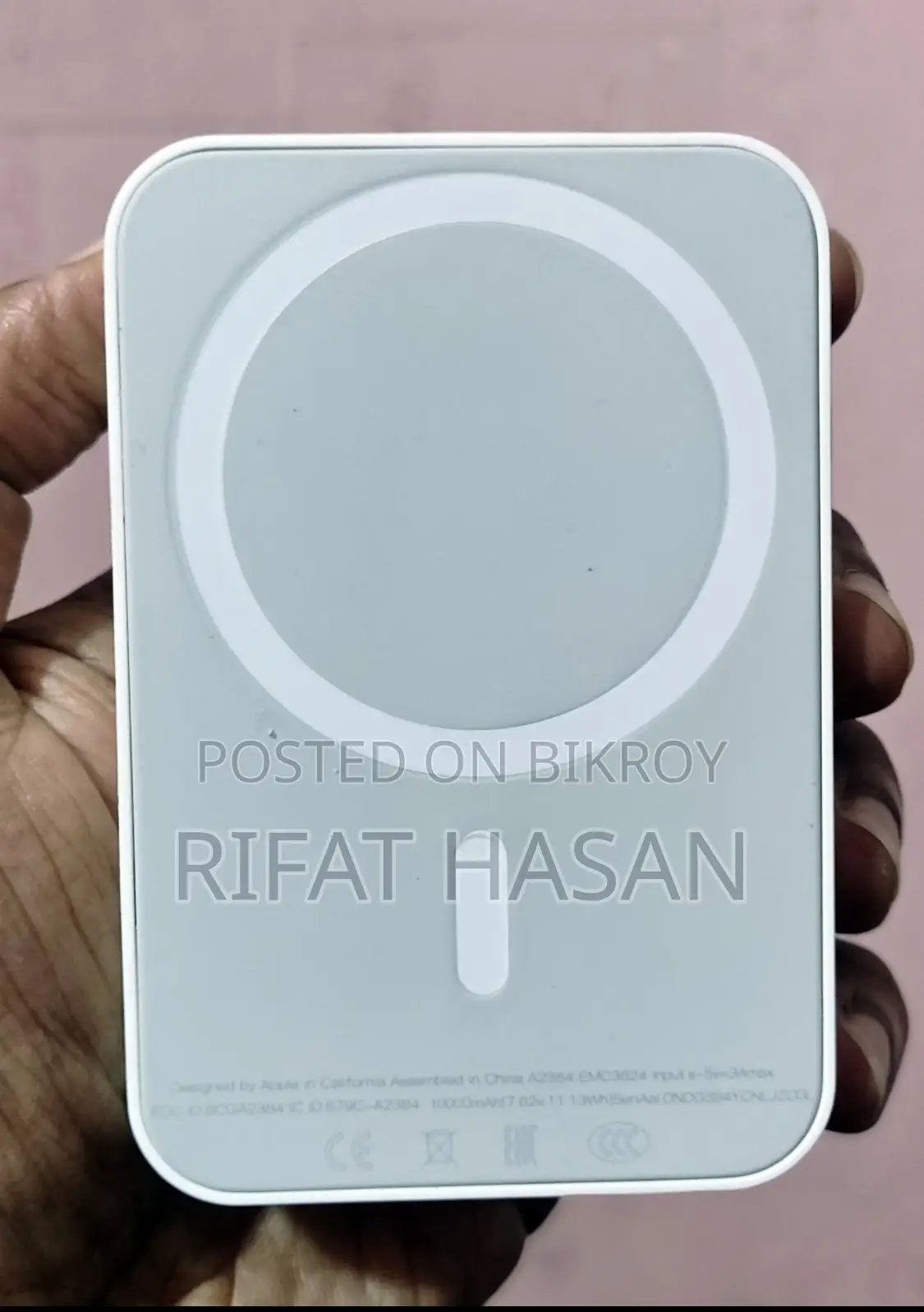 ওয়্যারলেস ম্যাকসেফ পাওয়ার ব্যাংক ১০,০০০ এমএএইচ