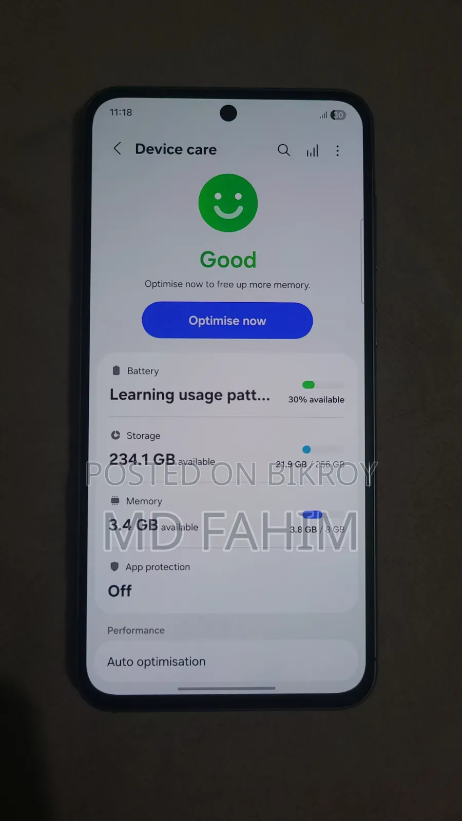 Samsung Galaxy A56 256 GB Gray