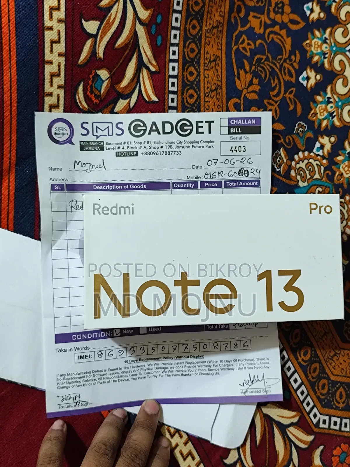 New Xiaomi Redmi Note 13 Pro 5G 256 GB