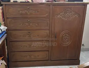 Teak wood wardrobe, selling because I will buy a new one