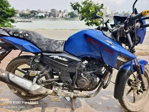 TVS Apache RTR 160 2v Refresh X-connect 2019 Blue