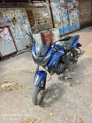 TVS Apache RTR 160 2v Refresh X-connect 2019 Blue