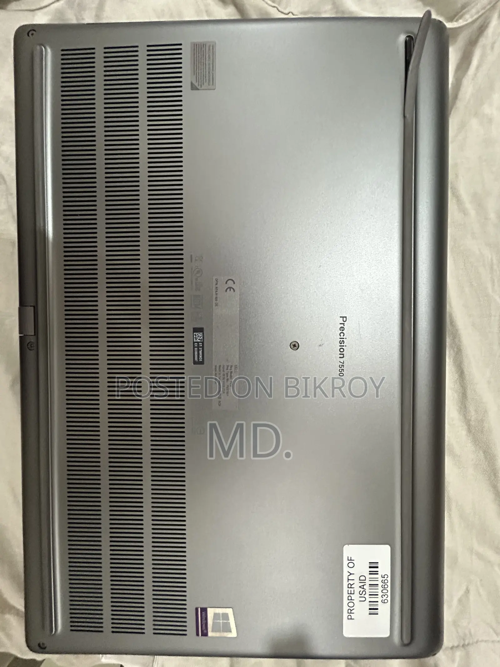Laptop Dell Precision 7550 32GB Intel Core I5 eMMC 500GB