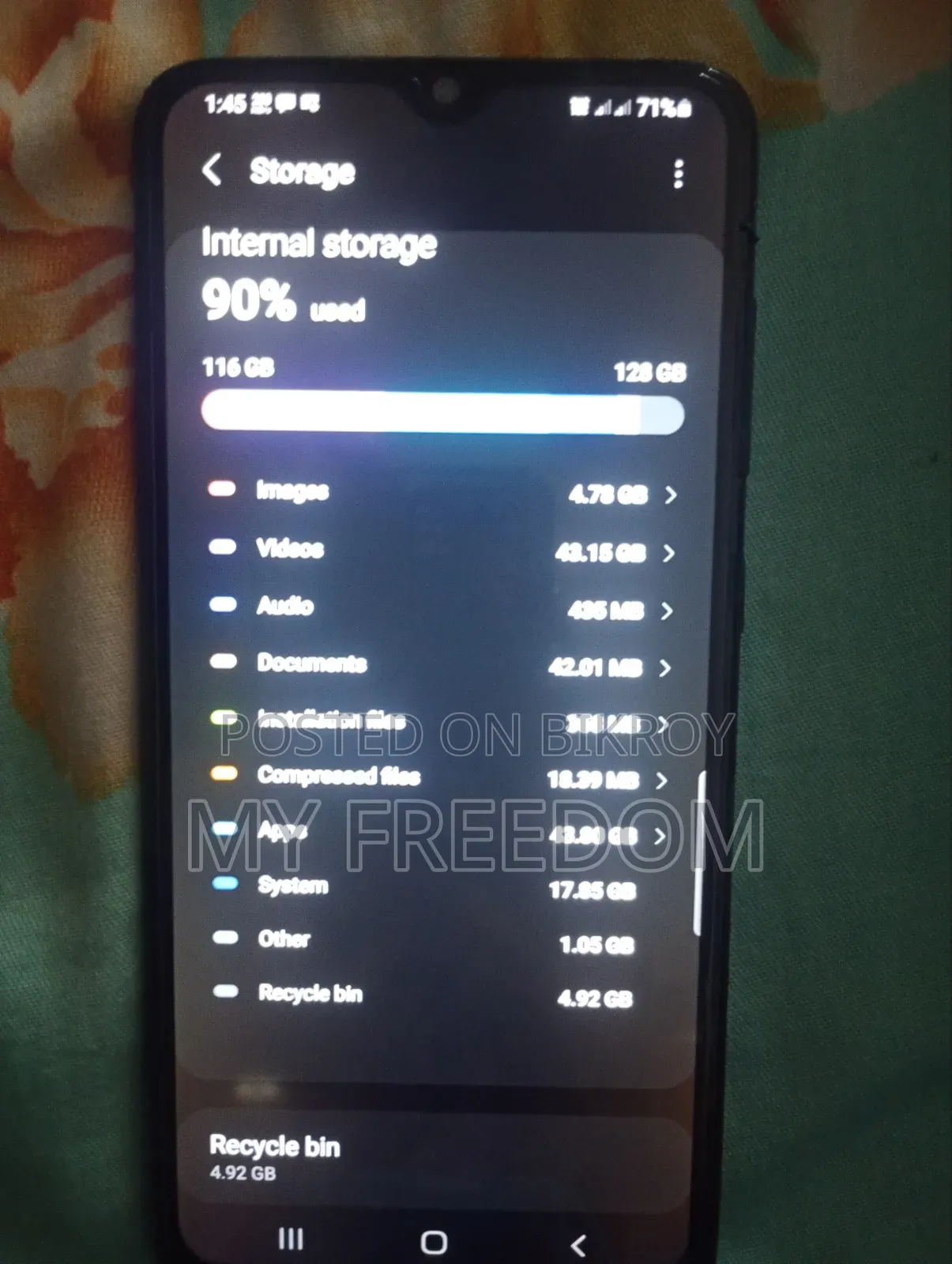 Samsung Galaxy A70 128 GB Purple