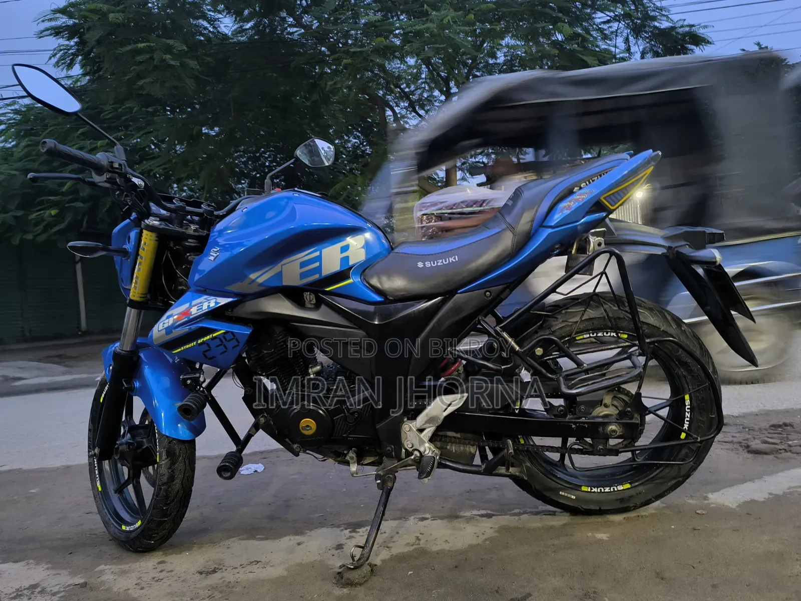 Suzuki Gixxer Monotone 2023 Blue