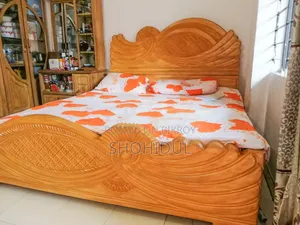 সেগুন কাঠের খাট