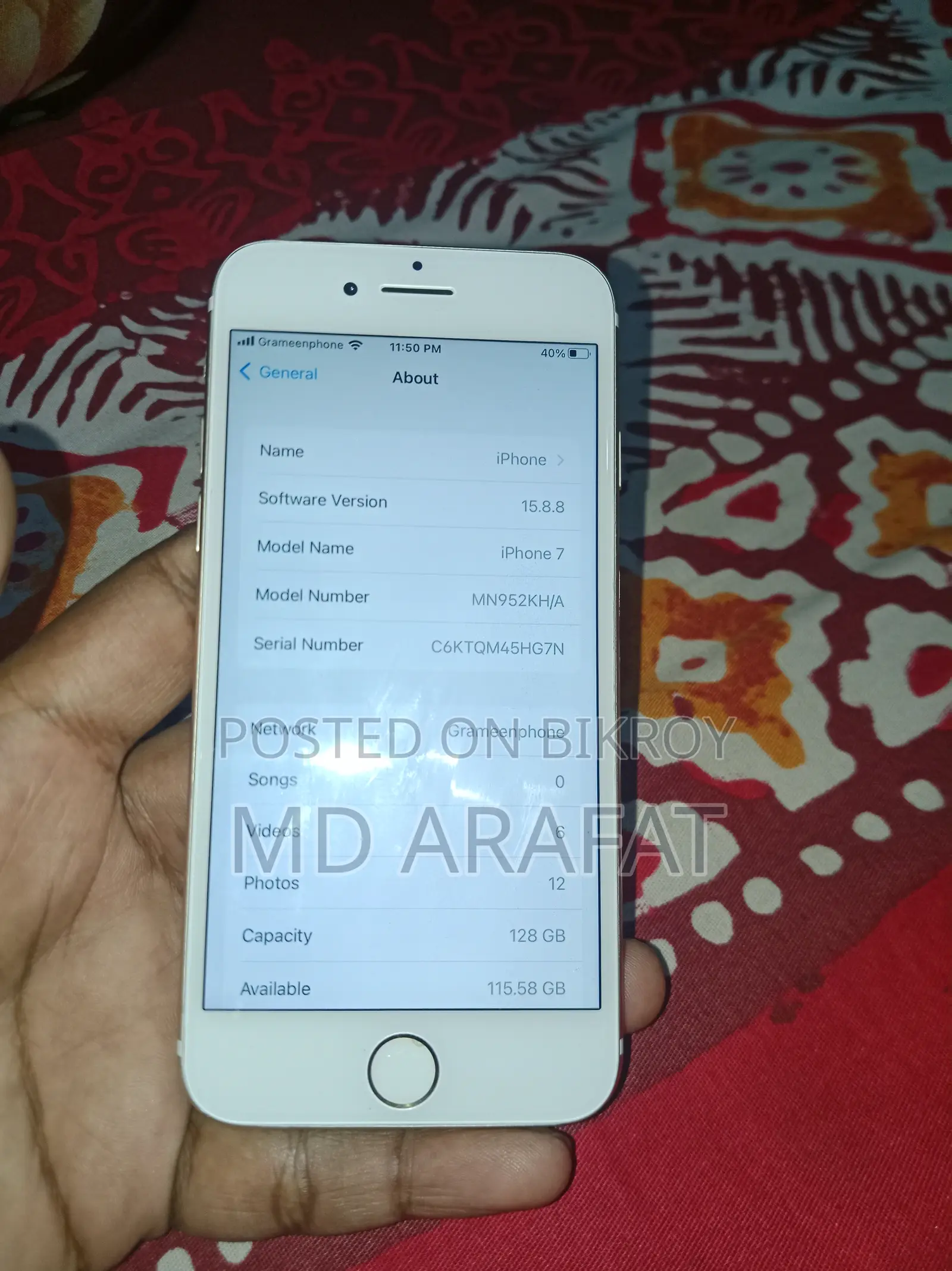 Apple iPhone 7 128 GB Gold