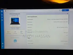 Laptop HP 250 G8 8GB Intel Core i3 SSD 128GB