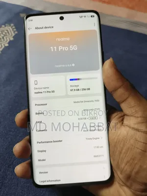 Realme 11 Pro 256 GB Black