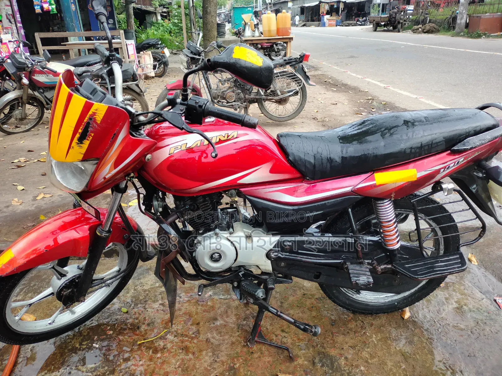 Bajaj Platina 100 2018 Red