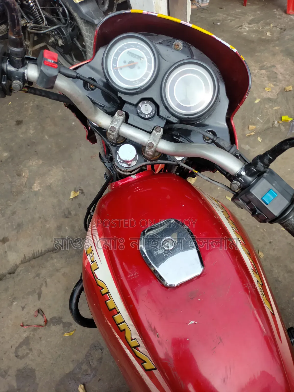 Bajaj Platina 100 2018 Red