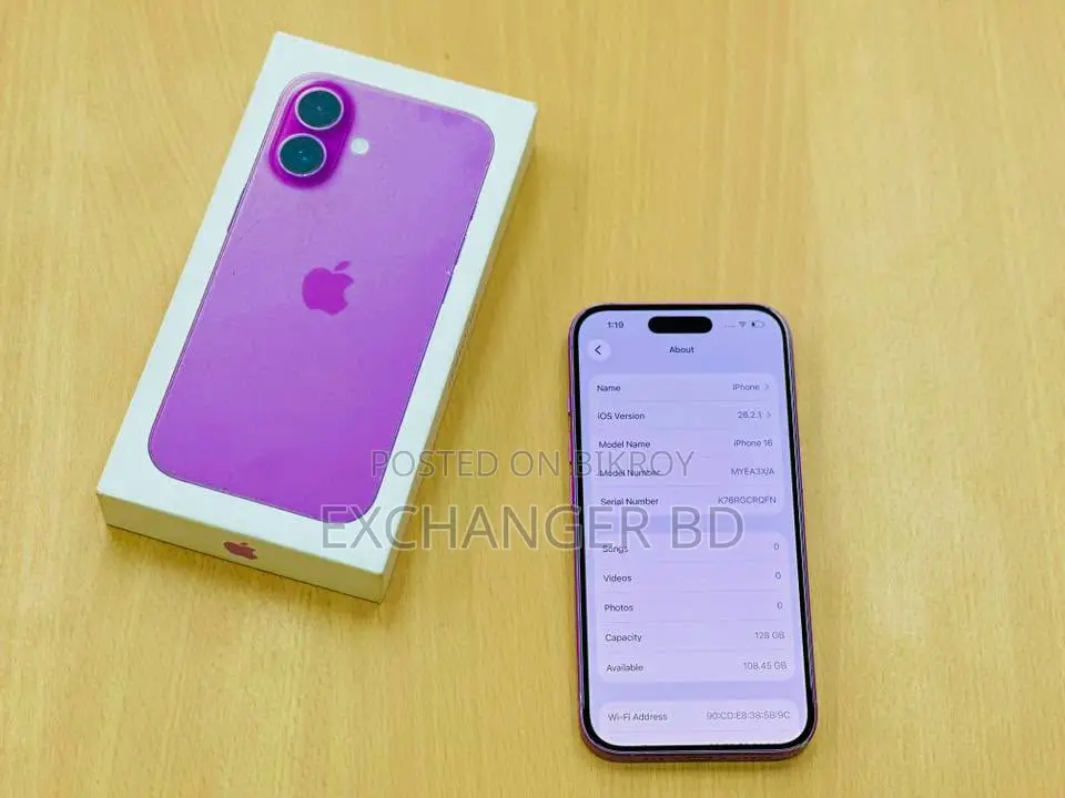 Apple iPhone 16 128 GB Pink