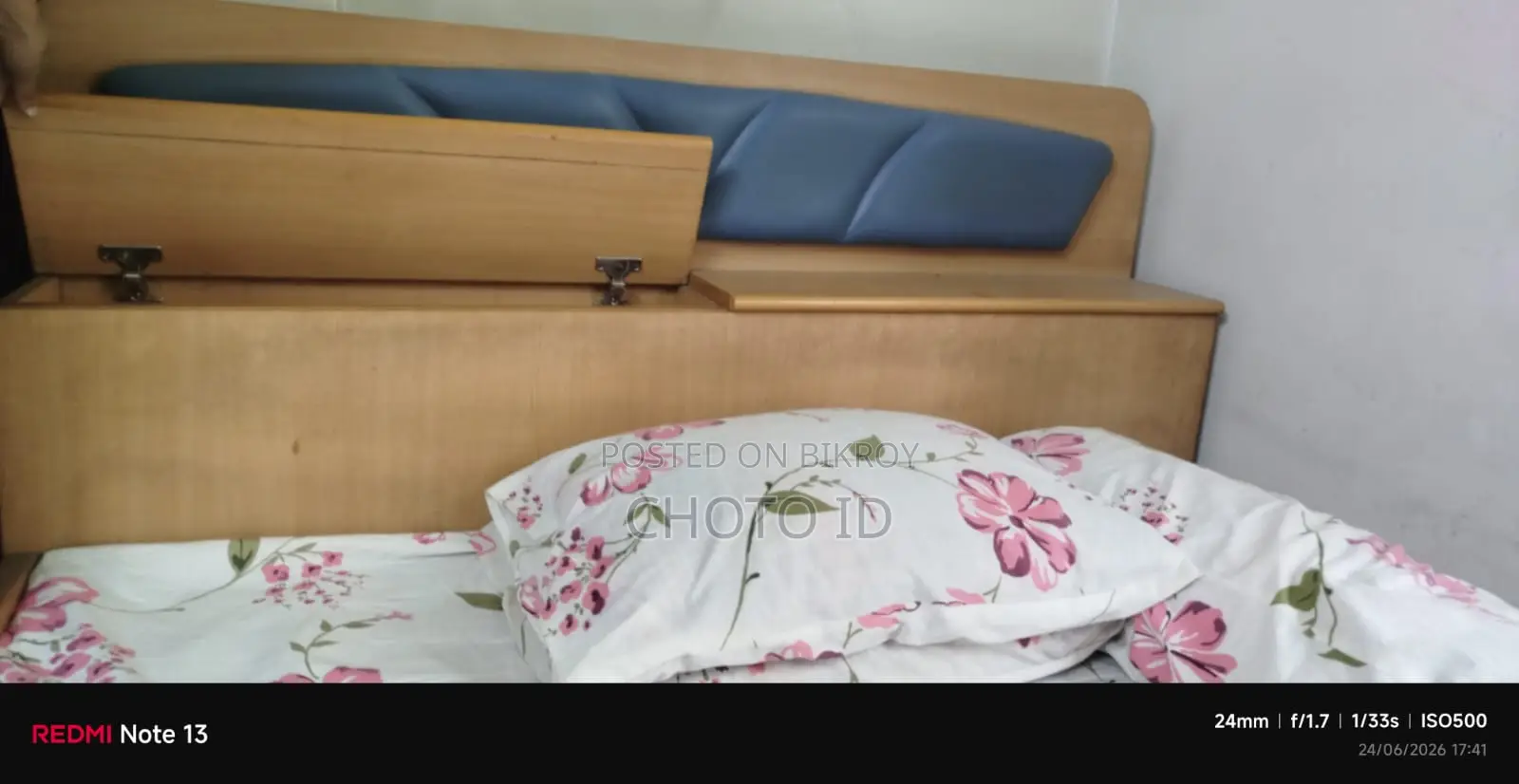 Otobi Original King Bed With Headboard Storage | Used | Good Condition